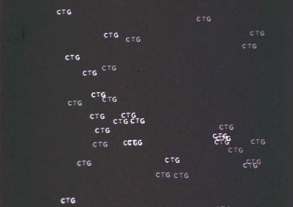 Computer Technique Group, ”Computer Movie No.1,” 1969, courtesy of the artist