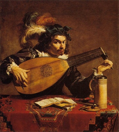 Theodoor Rombouts, The Lute Player, c. 1625–1630, Philadelphia Museum of Art, John G. Johnson Collection, 1917, photo © 2012 Philadelphia Museum of Art, all rights reserved