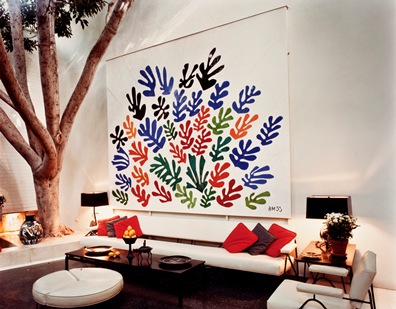 Henri Matisse, La Gerbe, 1953, installed in the Brody residence, gift of Frances L. Brody in honor of the museum’s 25th anniversary, © 2013 Succession H. Matisse / Artists Rights Society (ARS), New York, NY, photo courtesy of the archives of Frances L. Brody